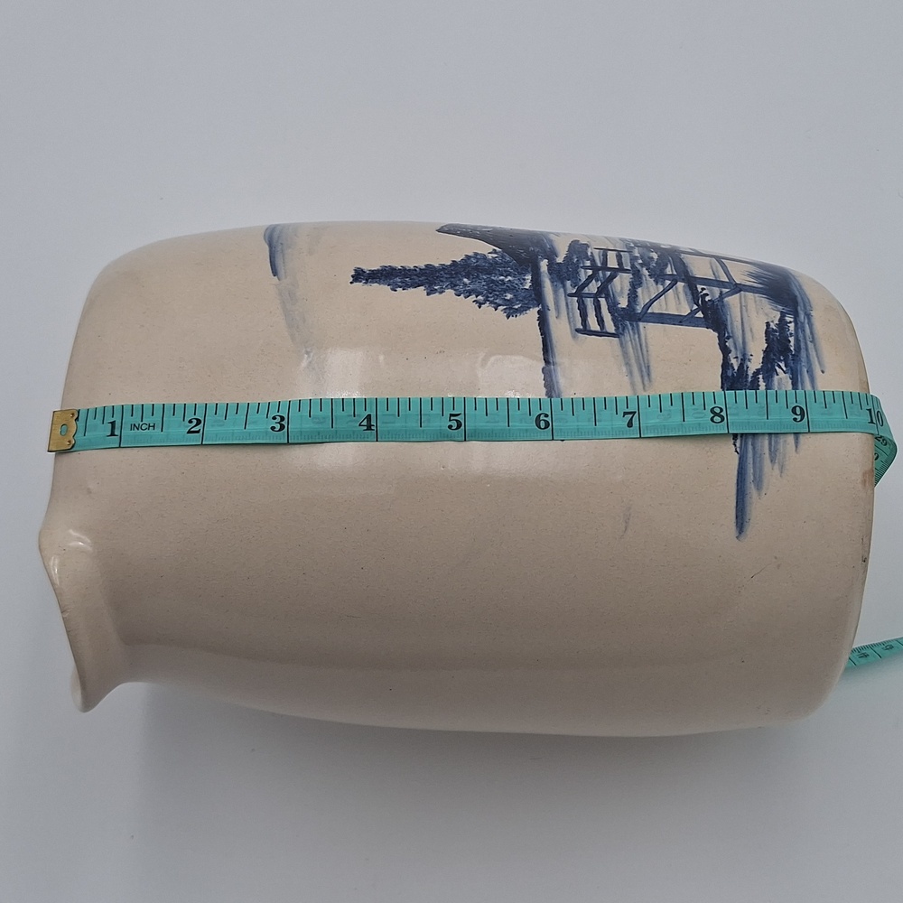 Storie & Son Pottery Vintgage Pitcher Hand Painted  Ceramic Pitcher Collectible - Picture 8 of 9